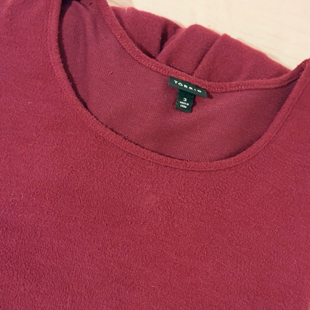 Torrid Burgundy Knit dress